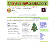 Tablet Screenshot of christmascrafts.com